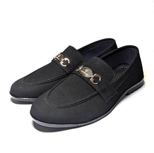 Luxury Suede Leather Loafers for Men in Pakistan - Black Loafers for Men | Premium Collection