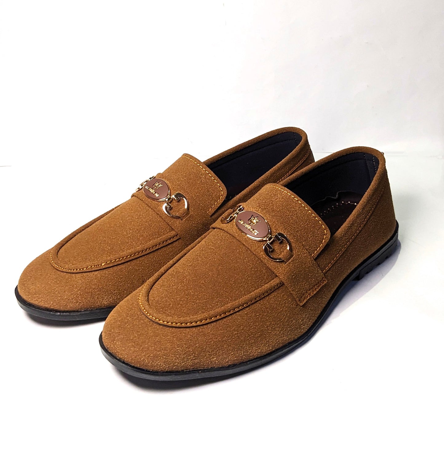 Luxury Suede Leather Loafers for Men in Pakistan - Black Loafers for Men | Premium Collection