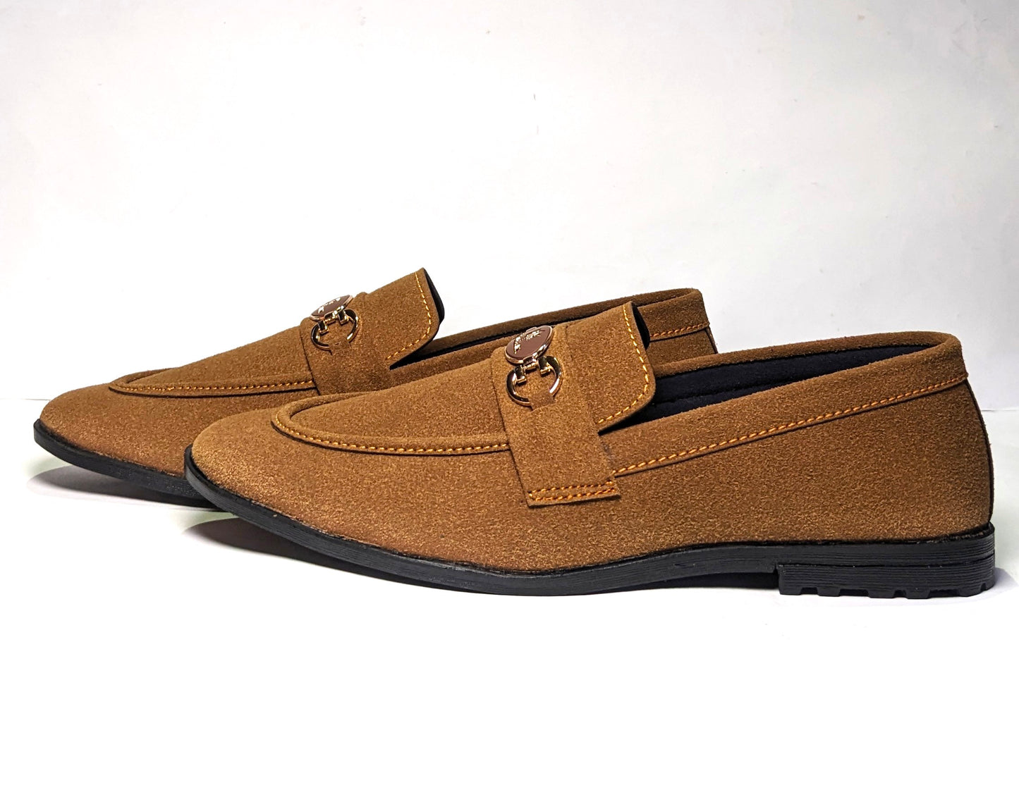 Luxury Suede Leather Loafers for Men in Pakistan - Black Loafers for Men | Premium Collection