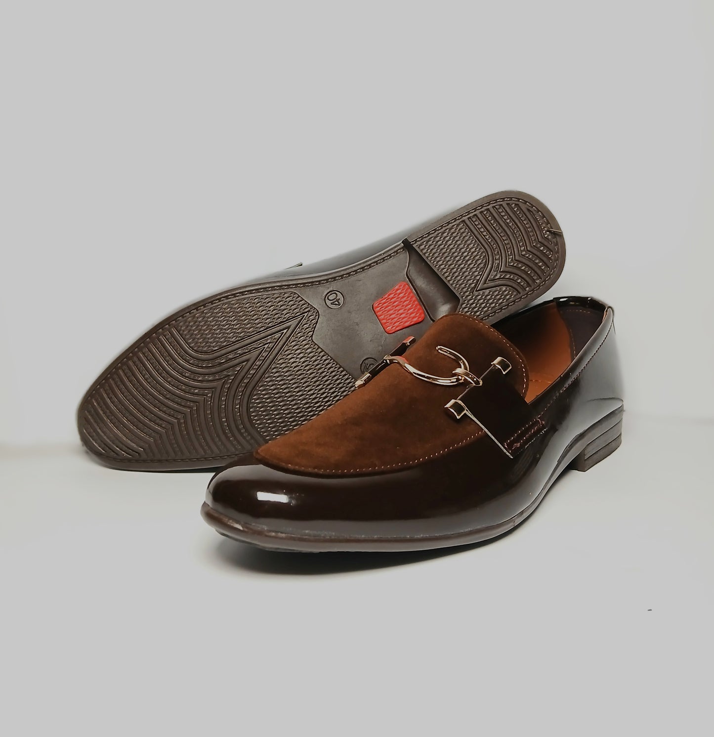 Trendy Loafers for Men in Pakistan | Brown & Black Leather Loafers for Men - Fish hook style buckle – Stylish & Comfortable Footwear"